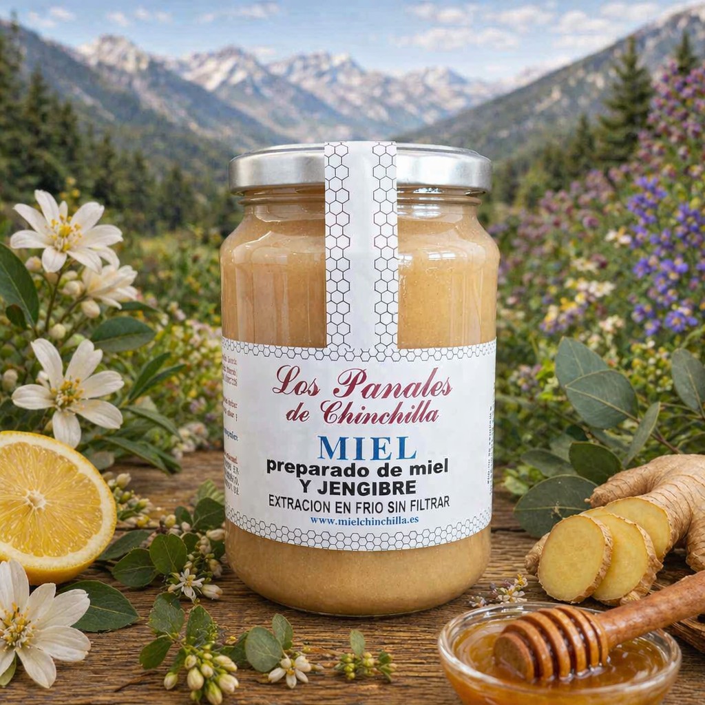Miel con jengibre