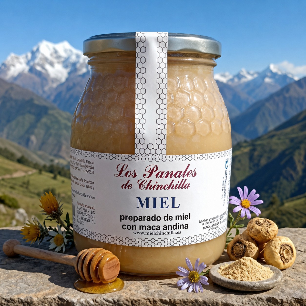 Preparado de miel con Maca